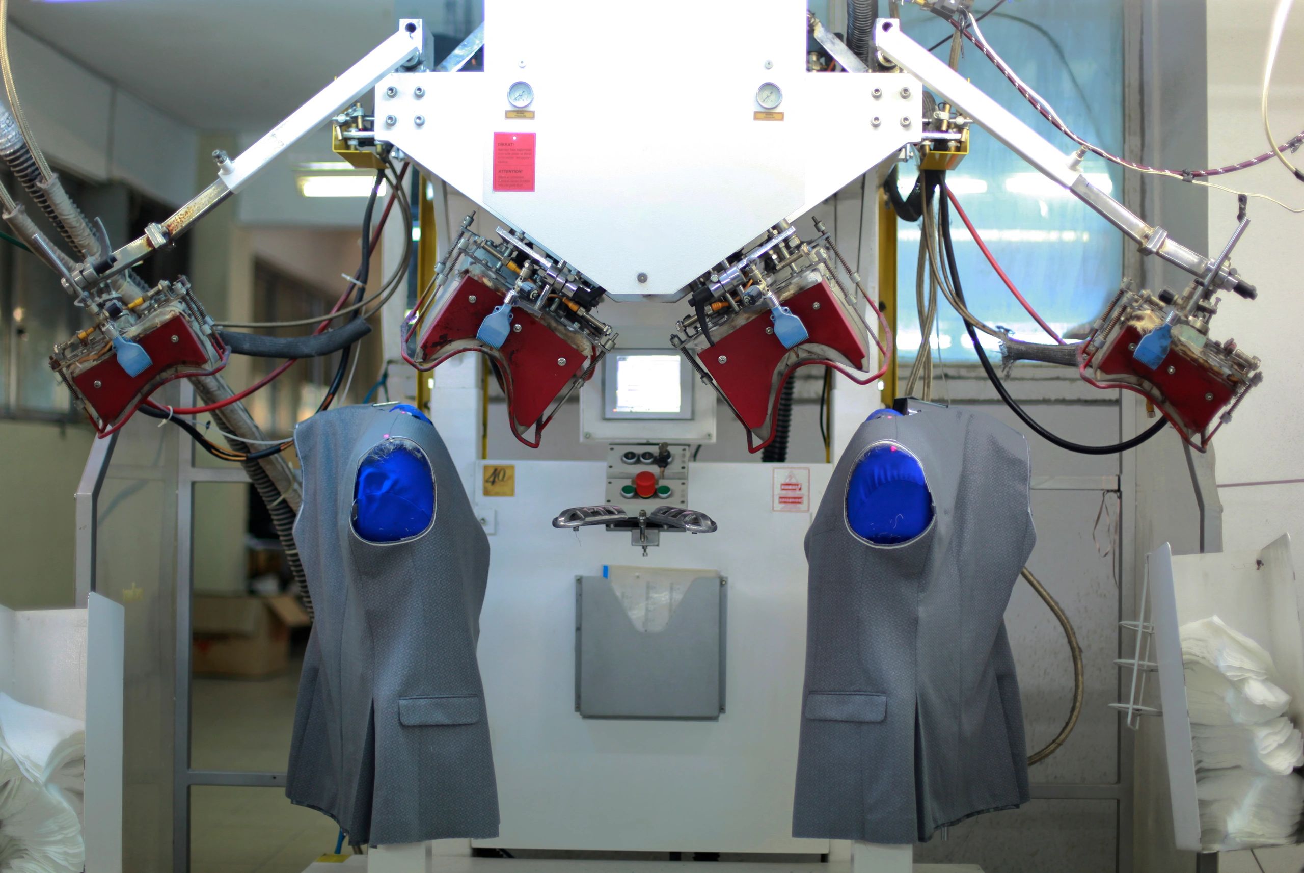 Conveyor and safety equipment for industrial robots